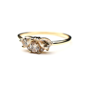 
                
                    Load image into Gallery viewer, Ava Ring Champagne Diamond
                
            