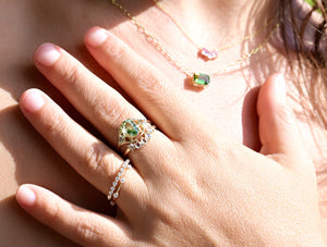 Clova Ring Tourmaline & Sapphire