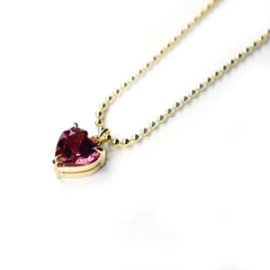 
                
                    Load image into Gallery viewer, Heart Necklace Tourmaline
                
            
