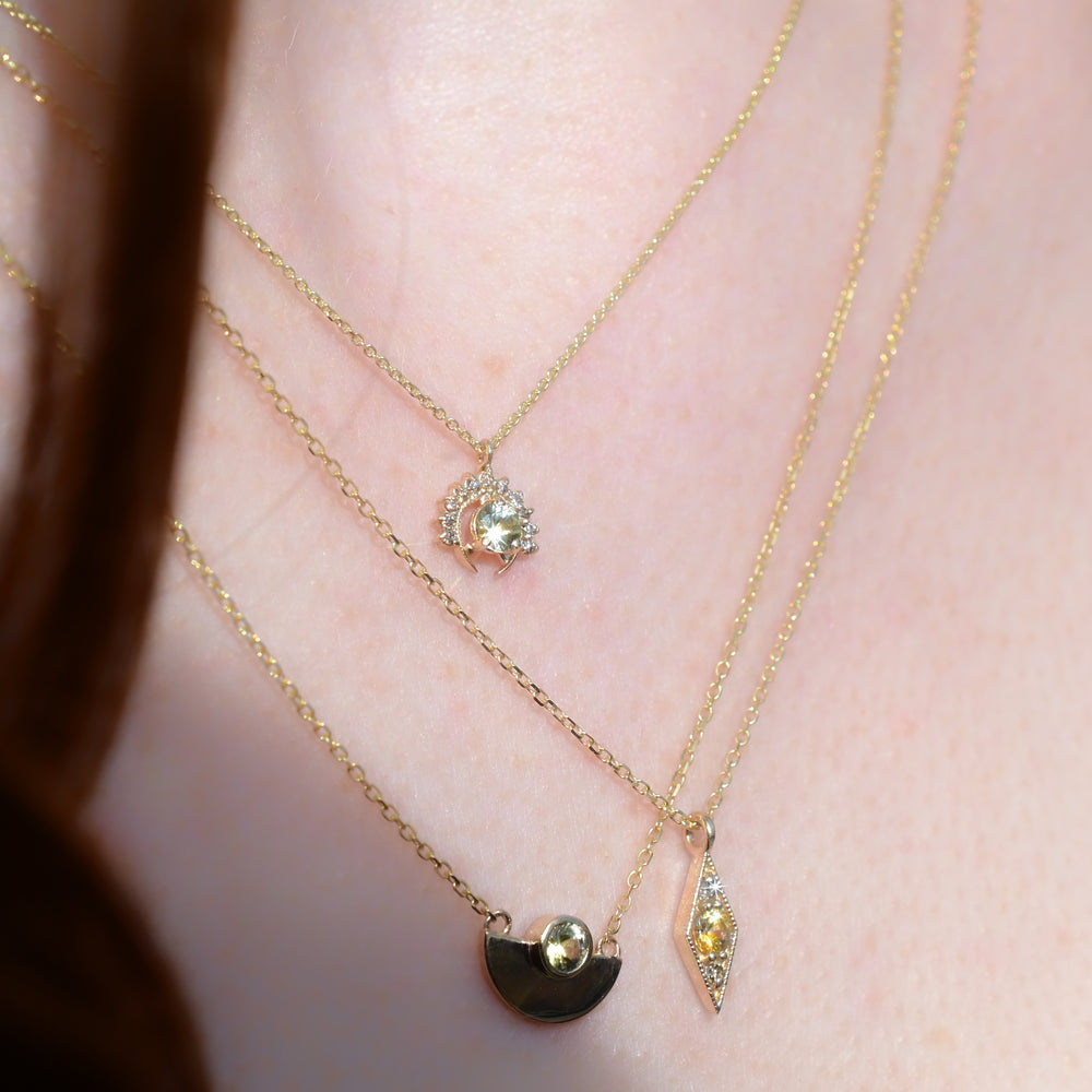 Cashel Necklace Sapphire