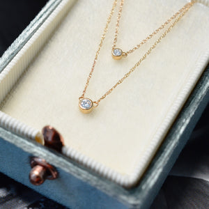 Mini Diamond Orb Necklace - Miarante