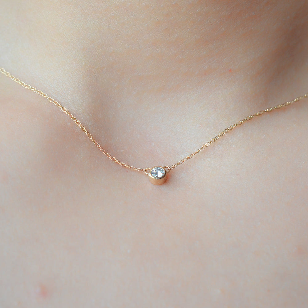 
                
                    Load image into Gallery viewer, Diamond Orb Necklace - Miarante
                
            