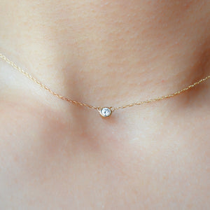
                
                    Load image into Gallery viewer, Diamond Orb Necklace - Miarante
                
            