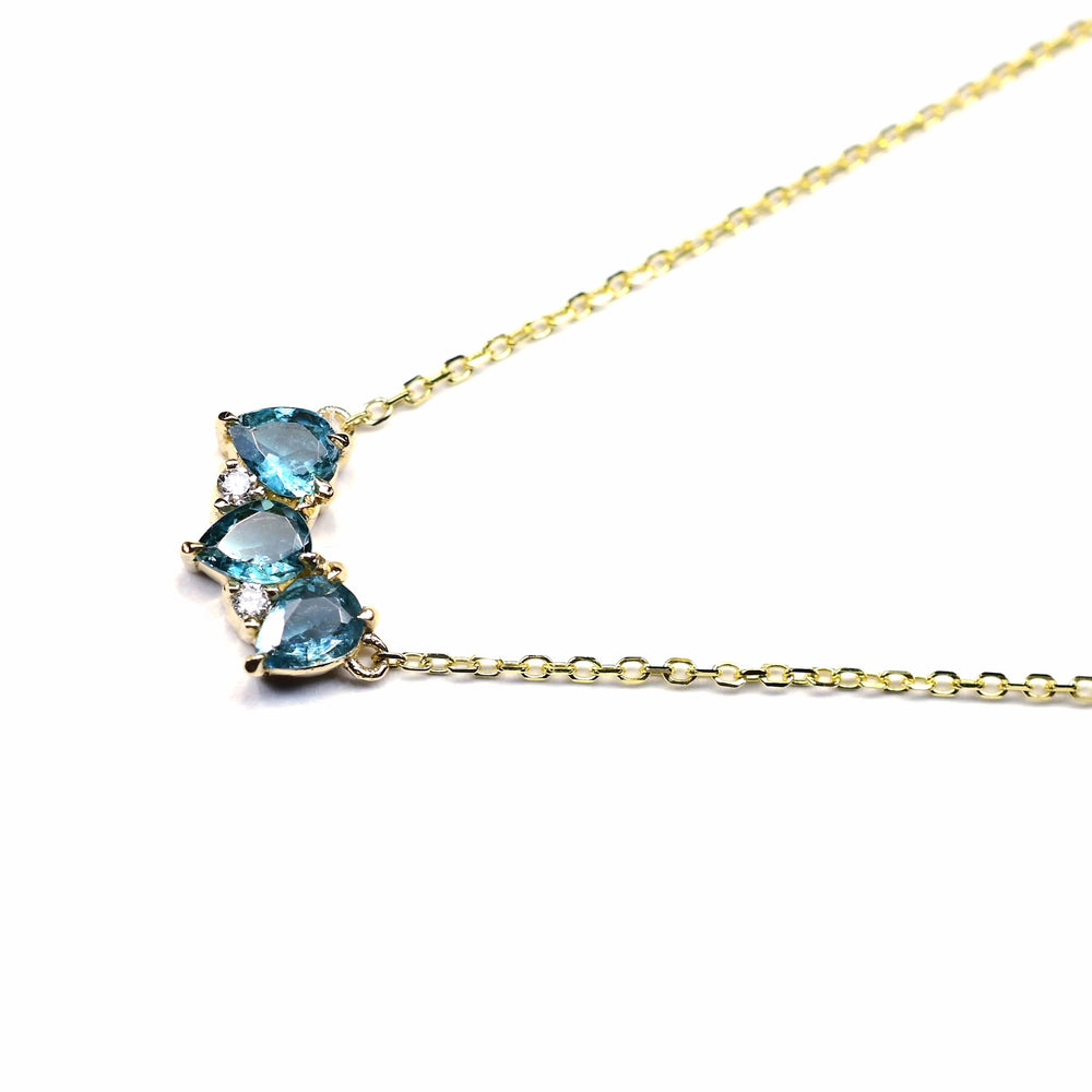 Evie White Diamond Necklace - Miarante