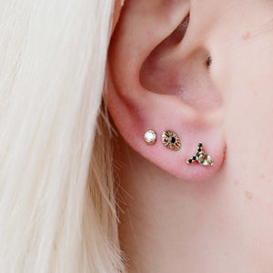 Diamond Coll Studs - Miarante