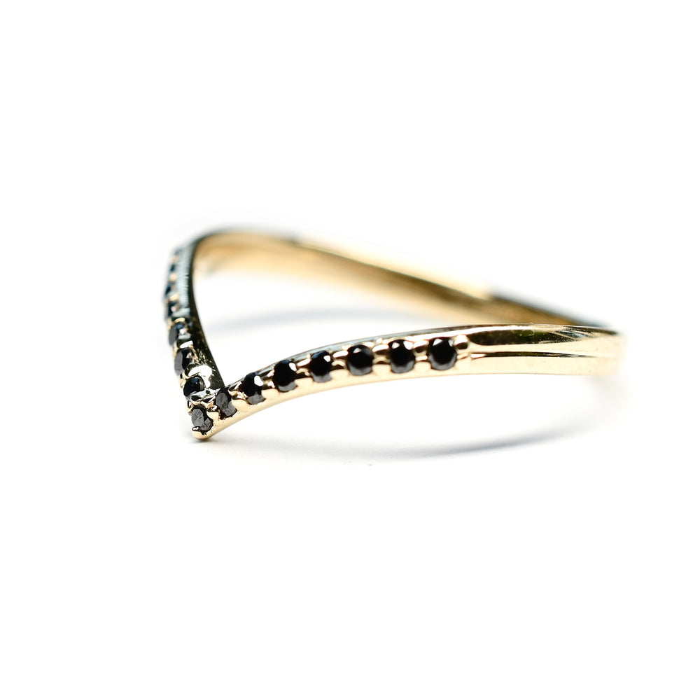 
                
                    Load image into Gallery viewer, Osla All Black Ring - Miarante
                
            