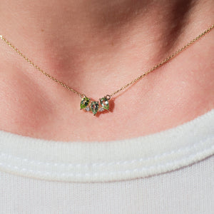 
                
                    Load image into Gallery viewer, Rain Necklace Tourmaline
                
            
