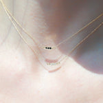 Black Diamond Sileas Necklace - Miarante