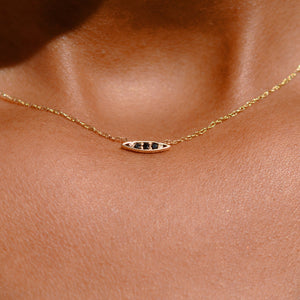 
                
                    Load image into Gallery viewer, Black Diamond Sileas Necklace - Miarante
                
            