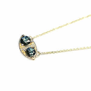 
                
                    Load image into Gallery viewer, Sapphire Tiree Necklace - Miarante
                
            
